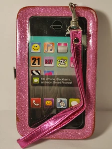 Étui/Portefeuille pour SmartPhone (Motif Paillette) Neuf avec défault mineur - Photo 1 sur 5