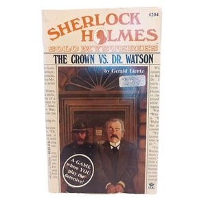 Sherlock Holmes Solo Mysteries: The Crown vs. Dr. Watson.Gerald Lientz. Libro de juegos - Imagen 1 de 6