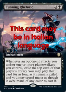 MTG CUNNING RHETORIC EXC - RETORICA ARGUTA - C21 X - MAGIC - Picture 1 of 1