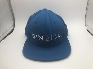O’Neill Blue Flat Cap Hat Adjustable Size Pre Owned VGC Free Tracked Shipping!