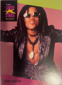 Lenny Kravitz, ProSet SuperStars (Card #61) MusiCards, 1991. - Picture 1 of 2