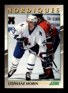 1992 SCORE YOUNG SUPERSTARS #39 STEPHANE MORIN - Picture 1 of 2