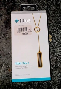 Fitbit Flex 2 - Gold Pendant Necklace - (Genuine Fashion Jewelry Accessory) - Picture 1 of 1