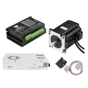 US Free Ship!1Axis EMA34 Closed-Loop Motor 9N.m 1280 oz.in encoder&Servo Driver - Picture 1 of 10