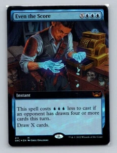1x MTG -FOIL Even the Score Extended (411) -Streets of New Capenna -SNC -NM - Picture 1 of 2