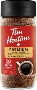 Tim Hortons Premium Instant Coffee Medium Strength 100g NeW & Fresh Canada - Bild 1 von 1