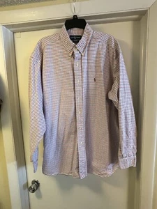 Polo Ralph Lauren noir boutonné manches longues taille 2XL - Photo 1/5