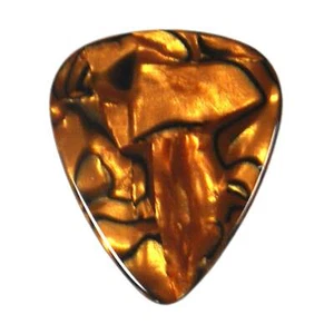 Celluloid Tiger Guitar Or Bass Pick - 1.5 mm Ultra Heavy Gauge - 351 Shape - Picture 1 of 5