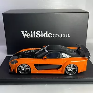 1/18 Peako Mazda Veilside RX7 Frotune 7 arancione veloce e furioso / nero - Foto 1 di 1