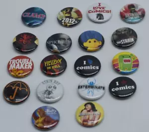 Dark Horse Promo 18 Button Lot (Dark Horse Comics) Dart Maul Bettie Page Comics - Picture 1 of 12