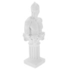 Roman Pillar Greek Column Figurine Greek Bust Statue Sculpture Decor 6.5CM