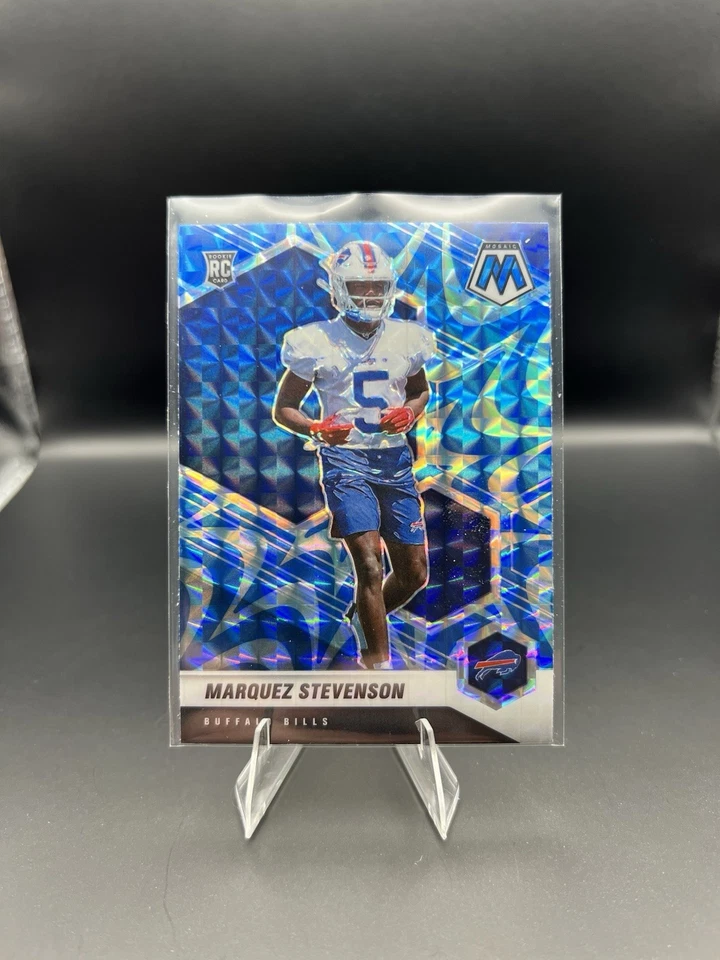 MARQUEZ STEVENSON 2021 Panini Mosaic Blue Reactive Prizm Rookie BILLS - Image 1 of 1