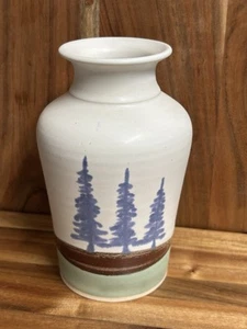 Malcolm Michael Stanley Singed Art Pottery Vase 6” x 4” - Picture 1 of 5
