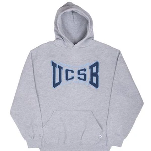 VINTAGE UCSB SANTA BARBARA UNIVERSITYRUSSEL HOODIE SWEATSHIRT 1990S MEDIUM - Picture 1 of 5