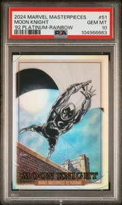 2024 MOON KNIGHT🔥Marvel Masterpieces RAINBOW ‘92 Platinum PSA 10 Gem Mint Pop 1 - Picture 1 of 2