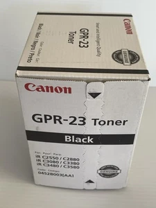 GPR-23 0452B003 Genuine Canon Black Toner New Seal - Picture 1 of 3