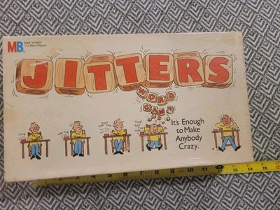 Vintage 1986 Jitters Word Game By Milton Bradley. Works & Complete!! - Image 1 of 4
