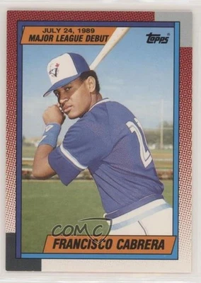 1989-90 Topps Major League Debut 1989 Box Set Francisco Cabrera #20 Rookie RC - Image 1 of 2