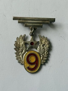 WW2 USAAF 9th United States Air Force Sweetheart Badge. - Picture 1 of 2