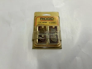 Ridgid 37980, 1-1/2” NPSM, 12-R Alloy Pipe Dies. New Old Stock - Picture 1 of 4
