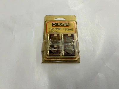 Ridgid 37980, 1-1/2” NPSM, 12-R Alloy Pipe Dies. New Old Stock - Image 1 of 4