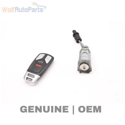 AUDI Q7 2016-2019 - Interruptor de bloqueo/juego de cilindros con llave 4M0898374B Foto 1 de 4