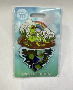 Disney WDI MOG Muppets 70th Pins Kermit Rainbow Reflection Pin LE 250 - Picture 1 of 1