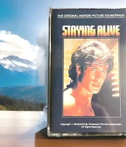 Bee Gees Staying Alive Movie Soundtrack Cassette Tape Tested Ships From USA  - Picture 1 of 4