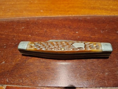 Faca de bolso vintage Schrade Walden #834 Stockman 3 lâminas dobrável NY EUA - Imagem 1 de 4