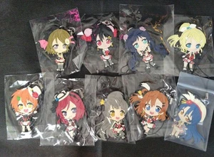Love Live figure rubber strap key chain Lot 9 set mascot hobby anime Japan m629 - Picture 1 of 8