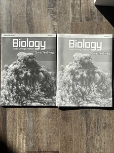 Abeka Biology God’s Living Creation Teacher Quiz/Test Key Volumes 1 & 2 Grade 10 - Picture 1 of 2