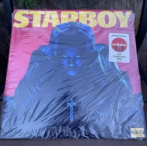 The Weeknd - Starboy (Limited Edition, Translucent Blue Vinyl 2 LP) Exclusive - Picture 1 of 9