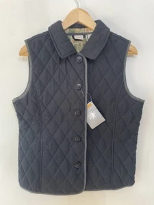 NWT LL Bean Upcountry Plaid Lined Quilted Cotton Thermal Outdoor Vest Women’s M - Picture 1 of 8