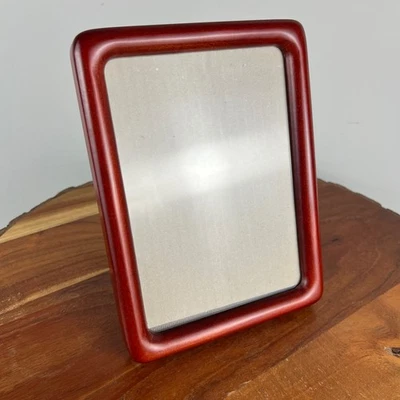 Marco de madera vintage 5x7 esquinas redondeadas lisas Foto 1 de 4