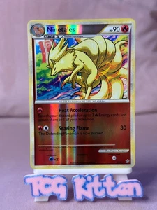 Ninetales 20/95 Reverse Holo Rare & HGSS Unleashed LP TCGKITTEN - Picture 1 of 2