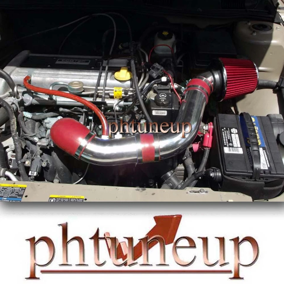 2002 2003 2004 2005 Chevy Cavalier 2.2 2.2L kit de admisión de aire (solo Ecotec) rojo Foto 1 de 1