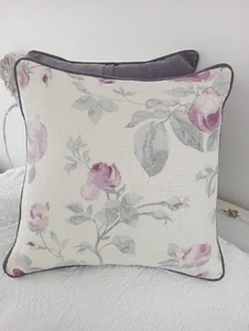 Laura Ashley fabric cushion Cover In GRACE GRAPE / AMETHYST 16" Piped - Picture 1 of 5