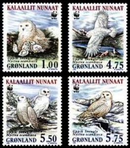 GREENLAND Sc. 344-7 WWF-Owls 1999 MNH booklet set - Picture 1 of 1
