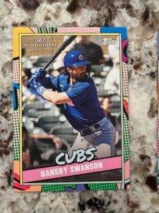 2023 TOPPS MONTGOMERY 582 CLUB SET 1 CARD CHICAGO CUBS DANSBY SWANSON #15 - Picture 1 of 1