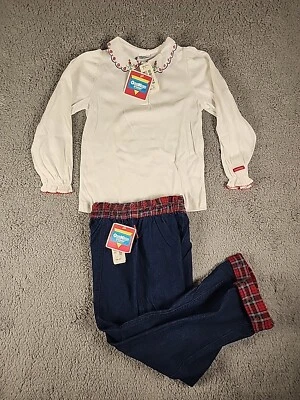 Conjunto Camisa Pantalones Jeans Oshkosh B'gosh De Colección Manga Larga Niños Talla 6 Años 90 Nuevo con Etiquetas Foto 1 de 4