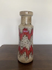 Scheurich pottery vase WGP pottery 60s fat lava vintage 70s retro design Lora - Picture 1 of 7