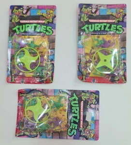 3 *Vintage 90er TMNT Teeanae Mutant Ninja Turtles Blister 30 Figuren insgesamt NOS - Bild 1 von 5