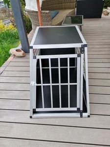 hundetransportbox alu auto Höhe 70 Breite 65 Länge 90cm - Bild 1 von 3