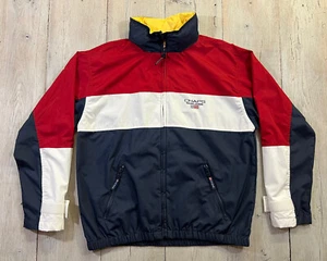 Vintage Chaps Ralph Lauren Color Block Stripe Jacket Size Medium - Bild 1 von 9