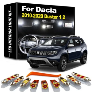 Canbus Car LED Interior Map Trunk Dome Light Kit For 2010-2020 Dacia Duster - Foto 1 di 8