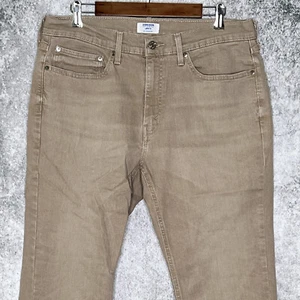 DENIZEN Levis 231 Athletic mens straight jeans size 34x30 stretch beige denim - Picture 1 of 7