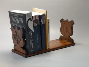 Antique book slide Olive wood with Jerusalem Cross maker LJS Jerusalem - Picture 1 of 12
