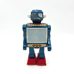 Horikawa Japan blauer Blech-Video-Roboter 1960er Jahre - Bild 1 von 8