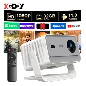 XGODY 4K Smart Projektor Android Beamer LED WiFi Bluetooth Heimkino 25000 Lumen - Bild 1 von 26