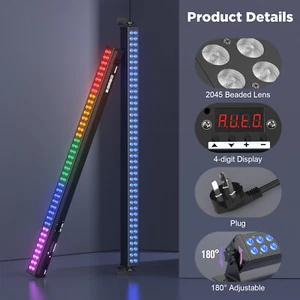180W RGB 80PCS LEDs Wall Washer Light Stage Effect Lighting With Marquee Effect - Picture 1 of 9